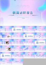 转正述职报告年终工作总结PPT