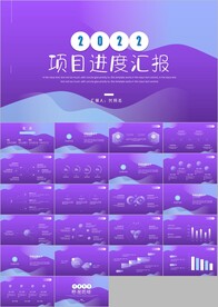 项目进度计划汇报动态PPT