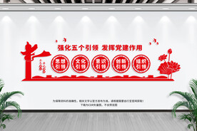 党建引领文化墙