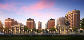 小区沿街商业入口效果图