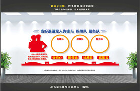 退役军人文化墙