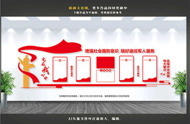 退役军人文化墙