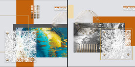 装饰画 晶瓷画 抽象画