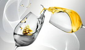 装饰画 晶瓷画 红酒杯