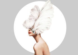 装饰画 晶瓷画 美女