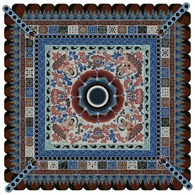 敦煌壁画314窟莲花童子藻井