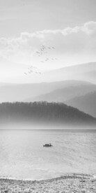 玄关水墨山水画