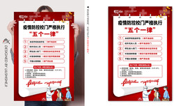 校园疫情防控五个一律