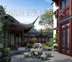 古建园林石桌椅