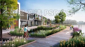 滨水湿地公园栈道