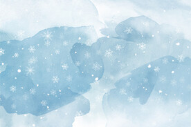 抽象雪花水彩背景