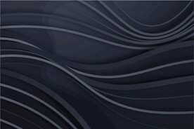 黑色渐变波浪线背景