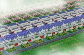 屋顶光伏发电项目效果图
