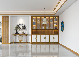 新中式餐厅场景