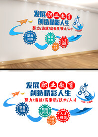 职业教育工匠精神文化墙