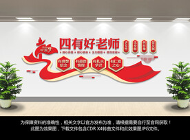 四有好老师文化墙