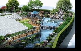 庭院假山景石流水