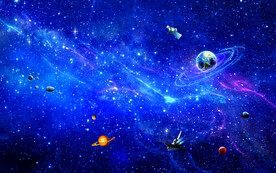 蓝色星空