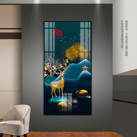 现代抽象客厅玄关装饰画卧室挂画