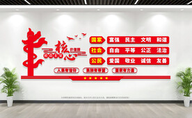 核心价值观文化墙