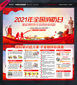 消防宣传展板