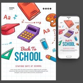 早教培训学校招生海报