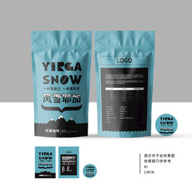 胶囊咖啡 咖啡豆袋装包装