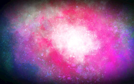 璀璨水彩抽象宇宙