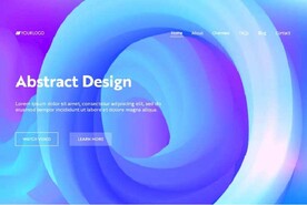 立体抽象渐变背景