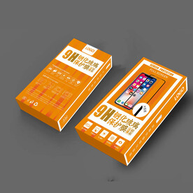 简约钢化膜包装盒彩盒设计