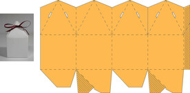 包装纸袋平面图