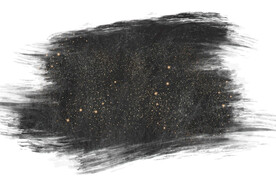 带金粉水墨笔迹