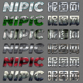 精美金属质感电影网游海报字体