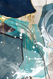 抽象玄关艺术画