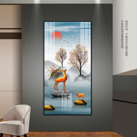 意境山水客厅玄关挂画卧室装饰画