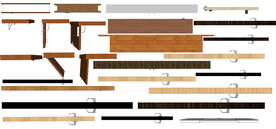 门平面图块高清彩平素材PSD