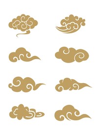 中国风古典祥云中式云纹花纹