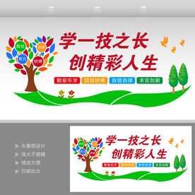 职业技术学校标语  