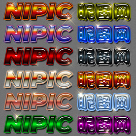 炫彩时尚个性logo样机样式