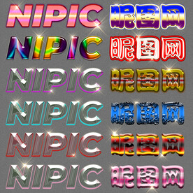 炫彩时尚个性logo样机样式