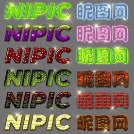 炫彩时尚个性logo样机样式