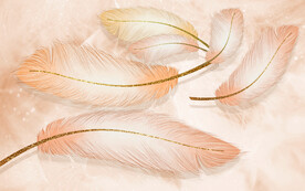 装饰画 晶瓷画 羽毛
