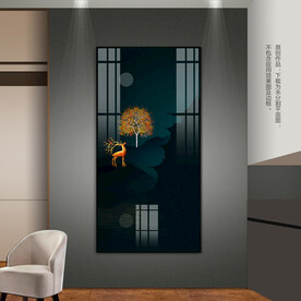 意境山水画抽象客厅玄关装饰画