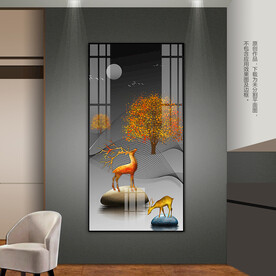 抽象山水客厅玄关装饰画床头画