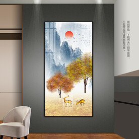 简约现代客厅玄关装饰画挂画壁画