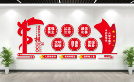 社会主义核心价值观文化墙