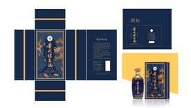 贵州迎宾酒钓鱼台青龙印刷平面图