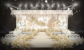 香槟色婚礼仪式区