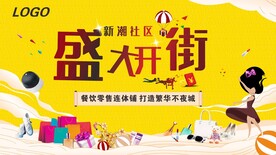 盛大开业海报