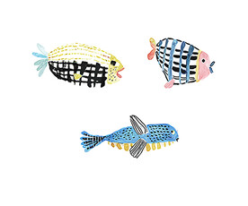 装饰画 晶瓷画 鱼